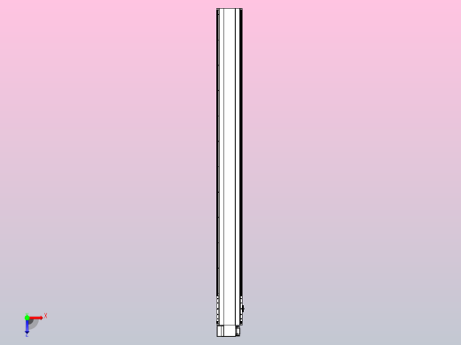 皮带直线轴半封闭可选导轨TPA-HNB-202D-140-L2150-LP-Y-P75-N3俯视缩略图