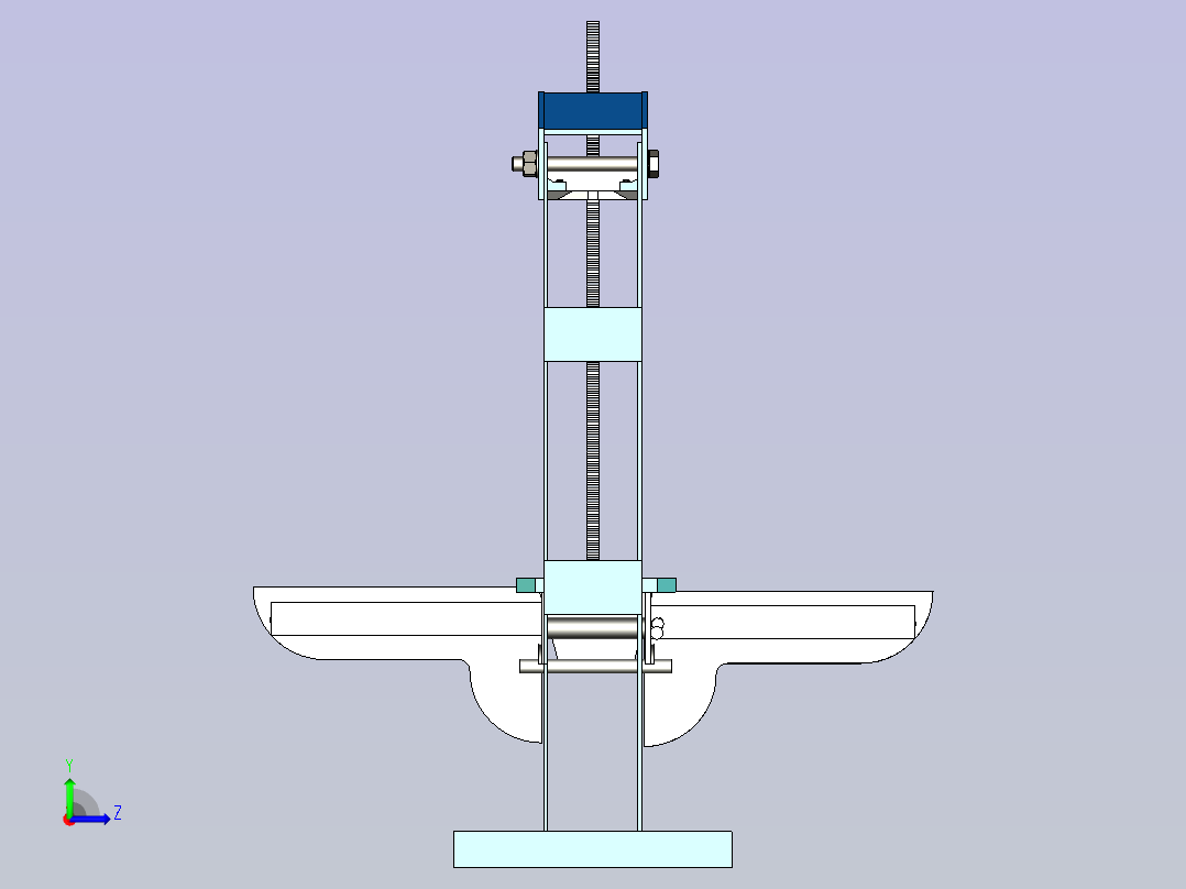 带输送机的鞋底切割机3D左视图