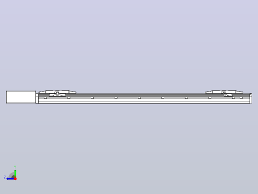 皮带直线轴双滑块型TPA-GCBS-150-P80-L400-QR-M75-N3右视缩略图