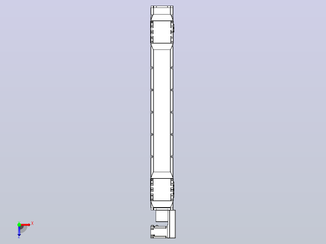 皮带直线轴双滑块型TPA-GCBS-150-P80-L400-QR-M75-N3俯视图