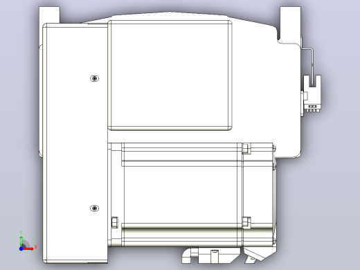 皮带直线轴半封闭可选导轨TPA-HNB-202D-140-L1100-LP-C-P75-N3前视缩略图
