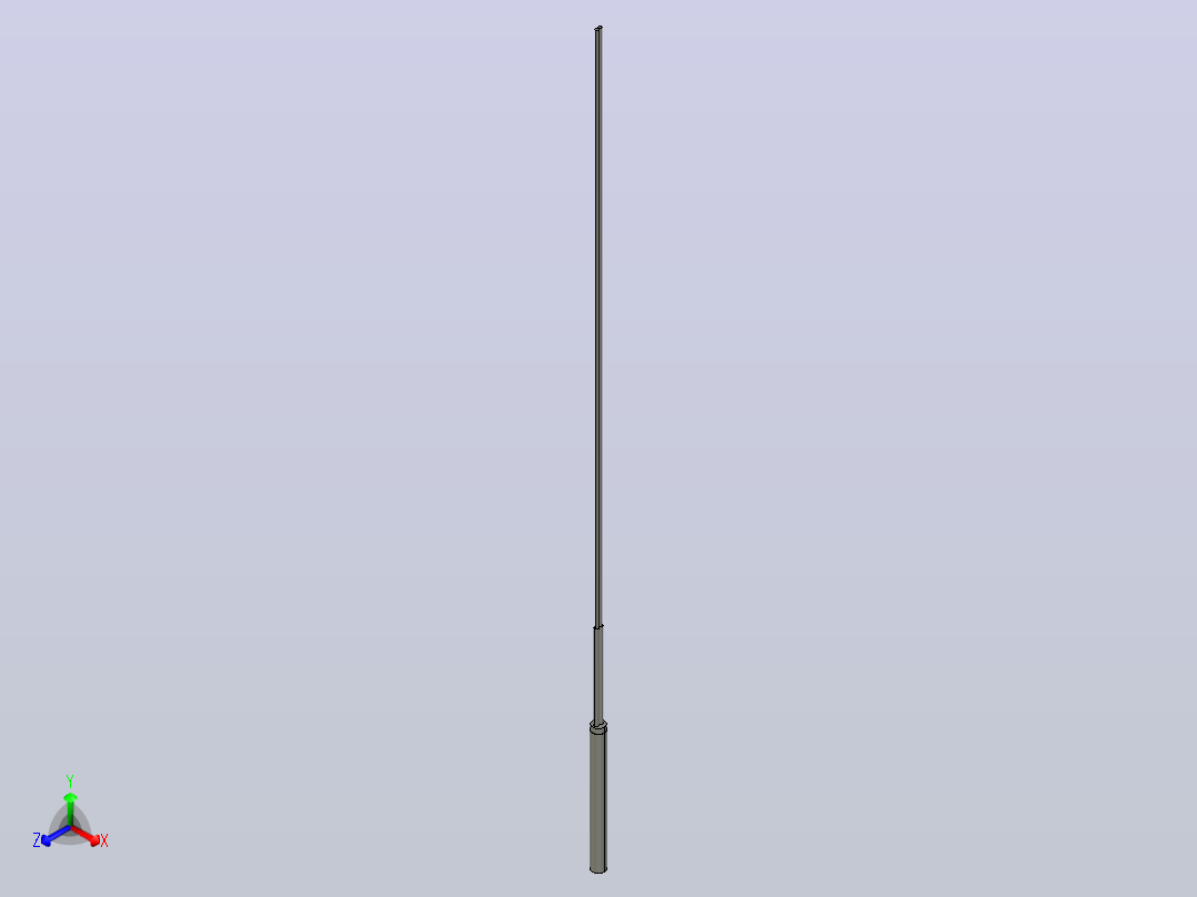 加热器ZIM91-D10-L100-W400-V220正等轴测图
