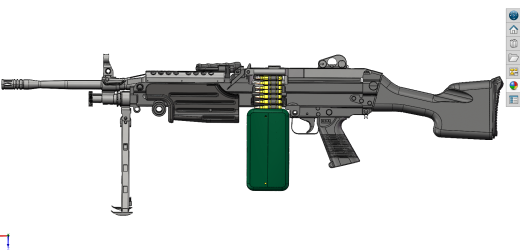 M249制造部件图纸缩略图