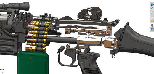 M249制造部件图纸缩略图