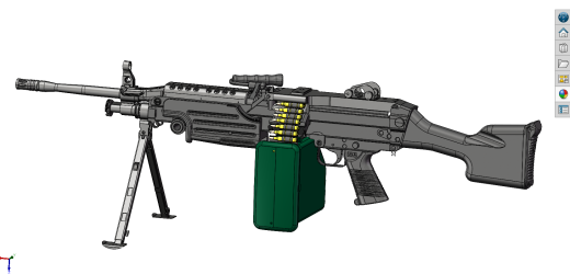 M249制造部件图纸缩略图