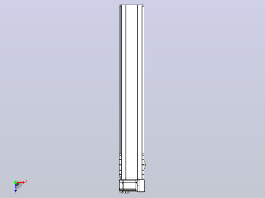 皮带直线轴半封闭可选导轨TPA-HNB-175D-140-L950-RU-Y-P75-N3俯视缩略图