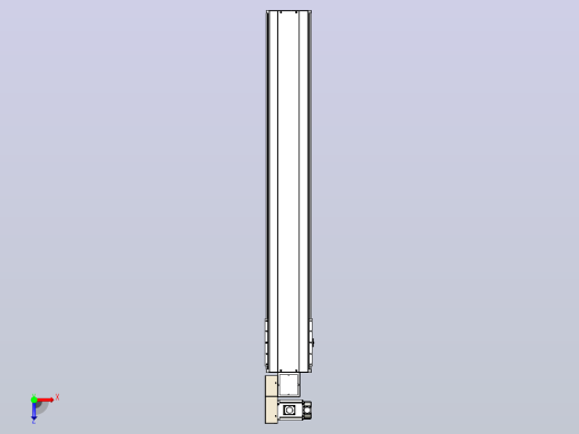 皮带直线轴半封闭可选导轨TPA-HNB-220D-176-L1350-ML-Y-P1K-N3俯视缩略图