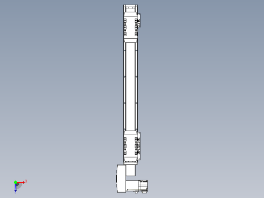 皮带直线轴双滑块型TPA-GCBS-50-P42-L150-QL-M10-N3俯视缩略图