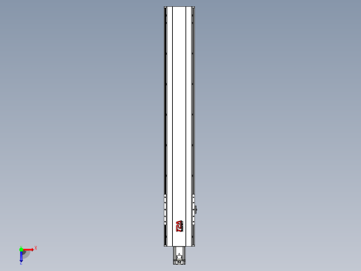 日规模组半封闭丝杆TPA-HNR-202D-2510C-L1150-M-C-P75-N3俯视缩略图