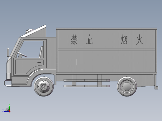 厢式货车右视缩略图