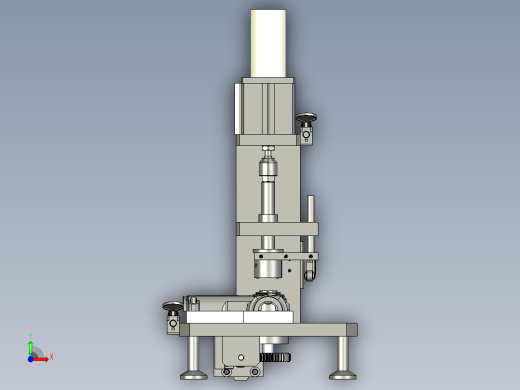 压离合器工装3D模型前视缩略图