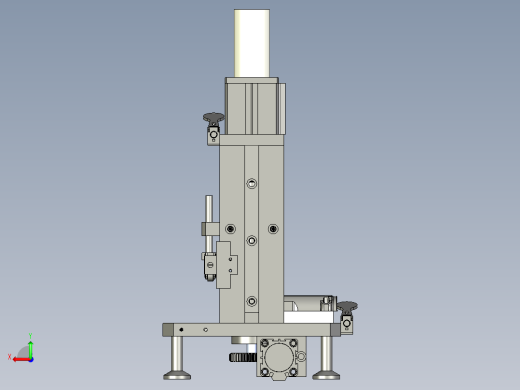 压离合器工装3D模型后视缩略图