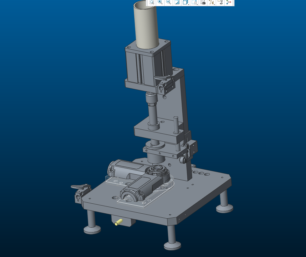 压离合器工装3D模型