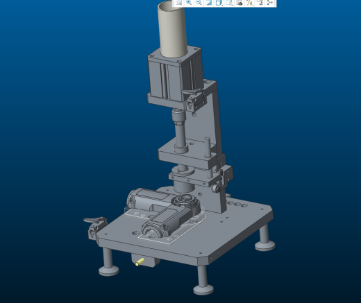 压离合器工装3D模型缩略图