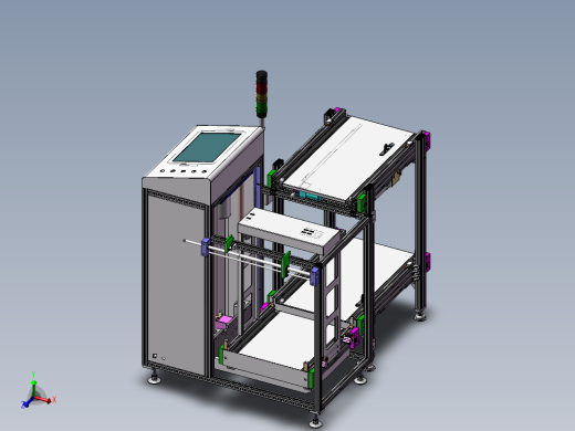 SMT自动上板机3D图纸 T374