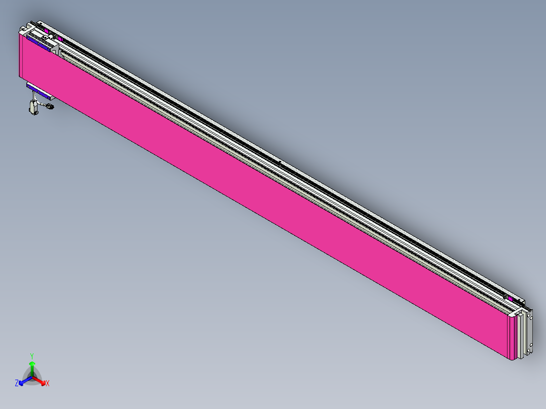 威洛博VL系列直线电机模组-VL17E1-S2050主视图