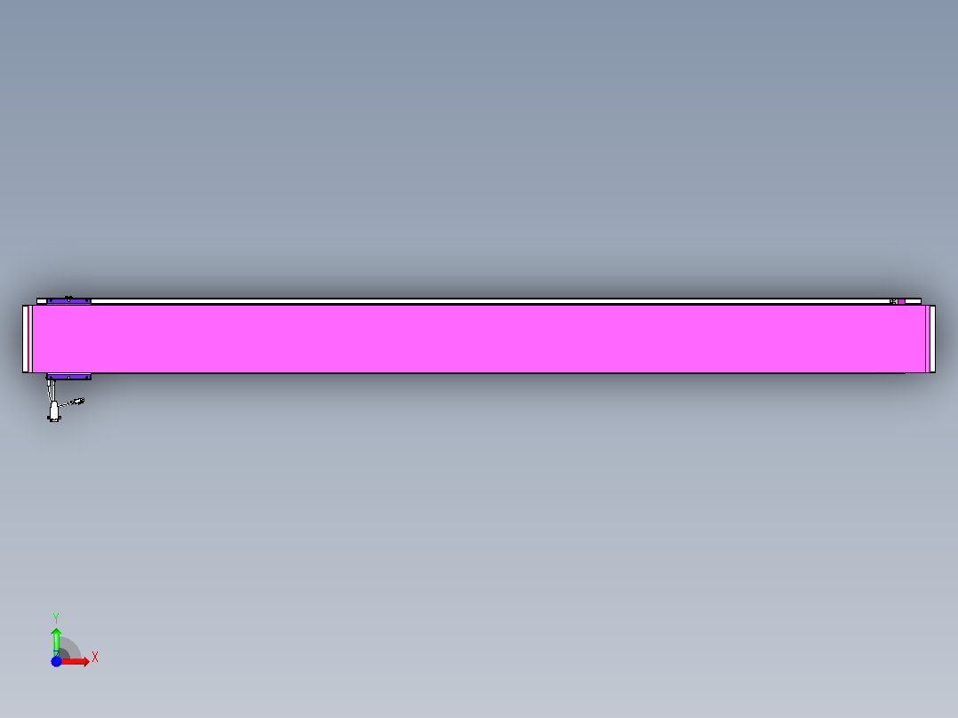 威洛博VL系列直线电机模组-VL17E1-S2050前视图