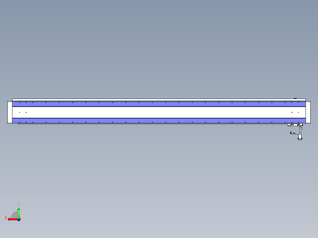 威洛博VL系列直线电机模组-VL17E1-S2050后视图