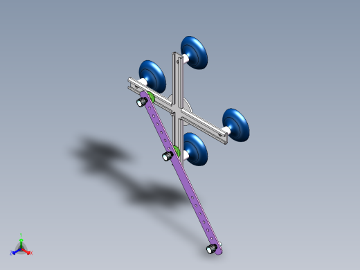Q312-椭圆规设计与制造【三维SolidWorks】正等轴测缩略图