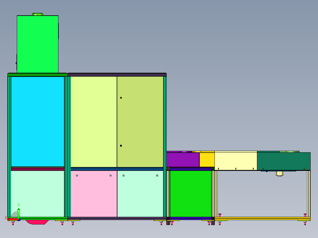 茶杯喷涂碎膜吹膜撕膜机后视图