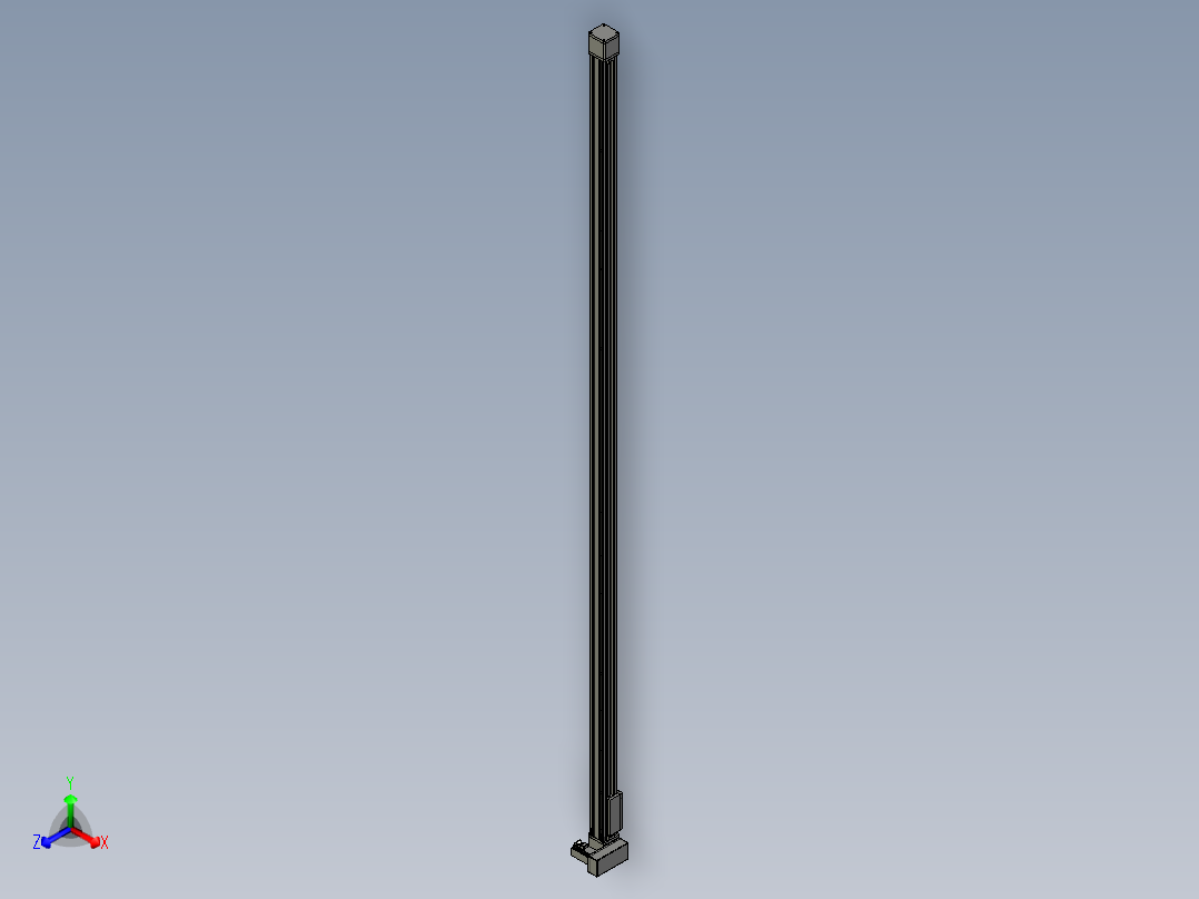 欧规系列-GB8-L96-S3700-BRD-P40-MS3正等轴测图