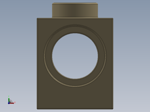 乐高机械组积木（横梁）-4179771 - 6541 Tan Technic Brick 1 x 1 with Hole前视缩略图