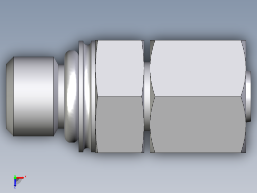 卡套式工业通用硬管接头EO_Swivel_connector_EGEO08LMCF俯视缩略图