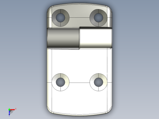 型材-KJN 25-60 DETACHABLE COMBI HINGE LEFT 095K2560L00俯视缩略图