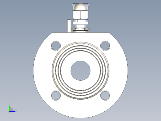 管道手动球阀-水管开关阀-手动阀门DN32手动对夹球阀左视缩略图