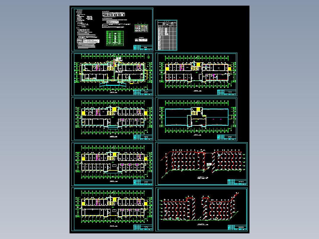 某4000平医院散热器采暖施工图