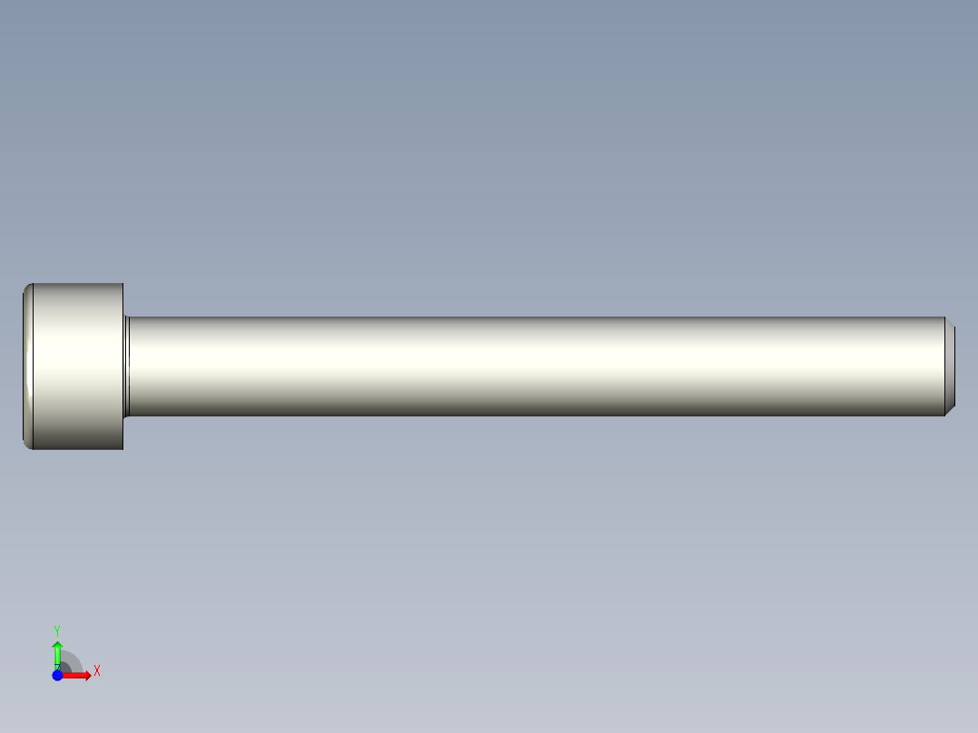 螺钉-DIN_912-M6x50.stp前视图