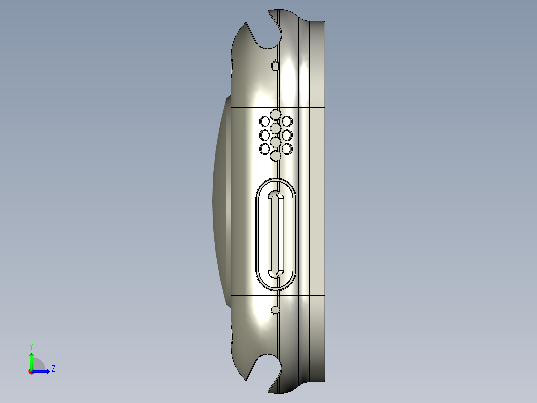 苹果iWatch Ultra左视图