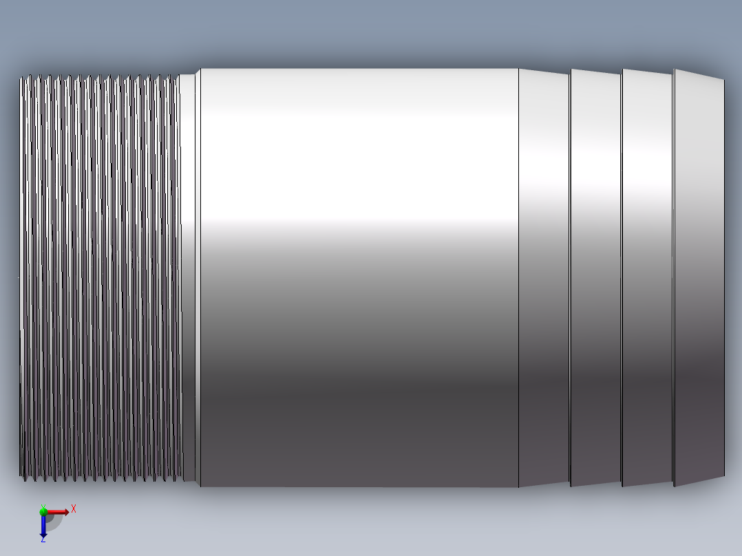 水管接头-直通 DN80俯视图