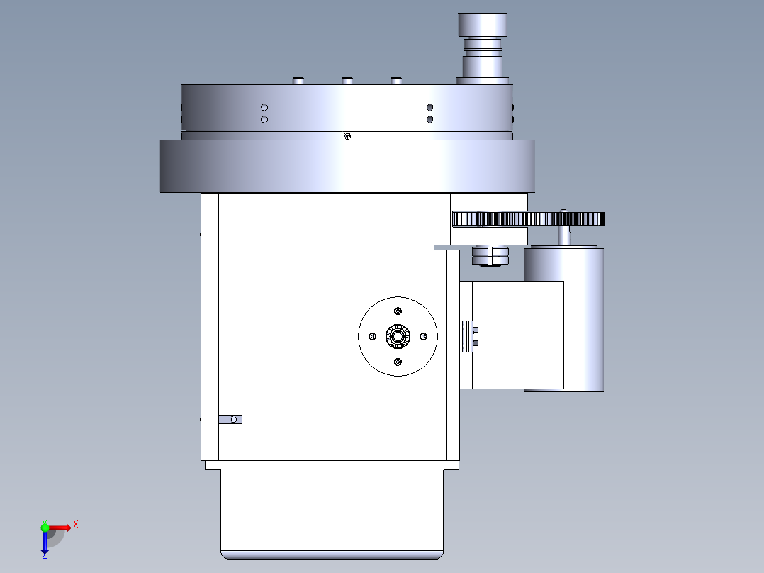 JX646-数控机床六工位自动刀架系统设计【含三维】俯视图