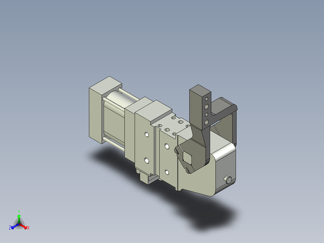 德克斯TUNKERS气缸数模V50.1 A12 T12 5~44 GRAD主视图
