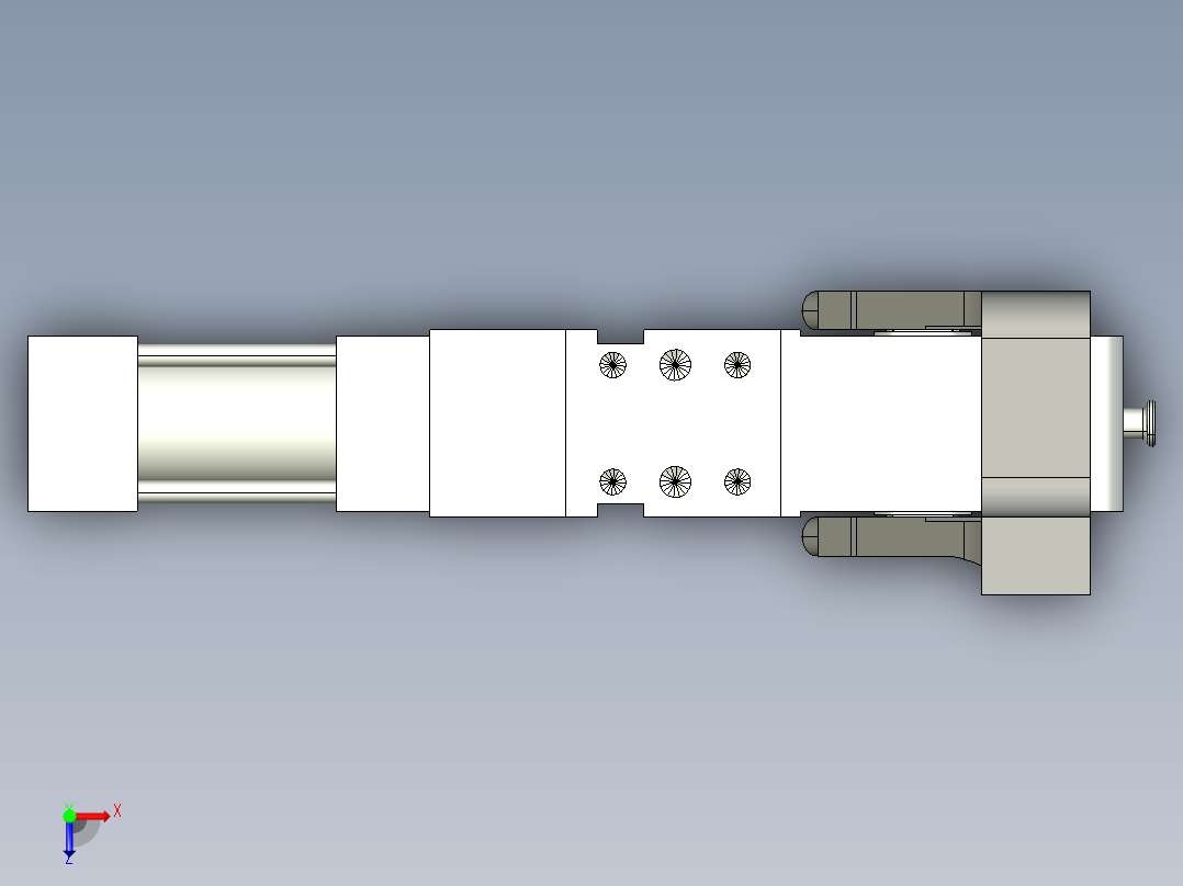 德克斯TUNKERS气缸数模V50.1 A12 T12 5~44 GRAD俯视图