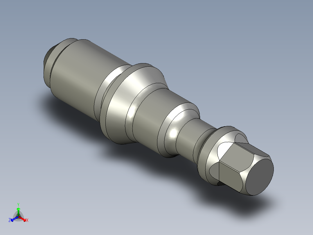 KOSMEKLZ0900-FP1多系列多零件图纸模型主视图