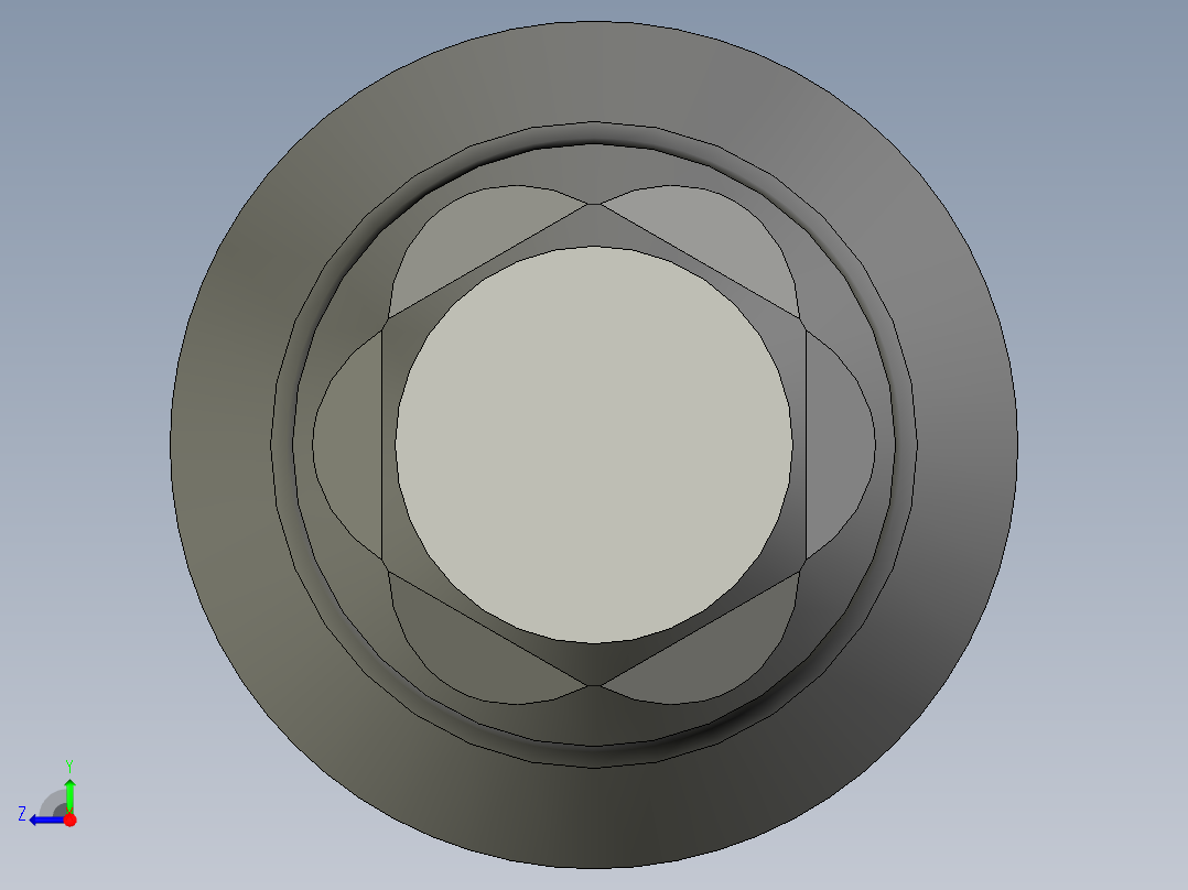 KOSMEKLZ0900-FP1多系列多零件图纸模型右视图