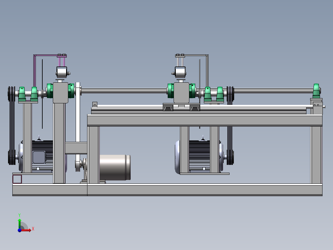 全自动木工双头截锯sw16可编辑前视图