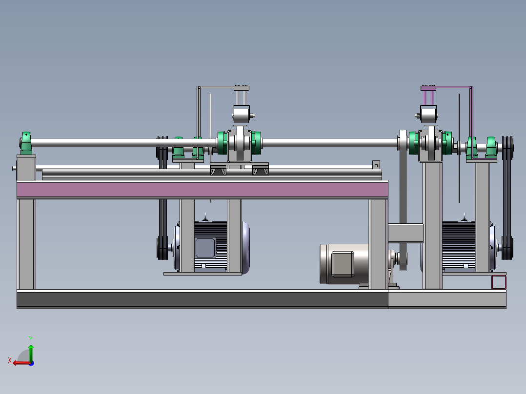 全自动木工双头截锯sw16可编辑后视图