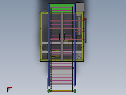 流水线风干机sw18可编辑俯视缩略图