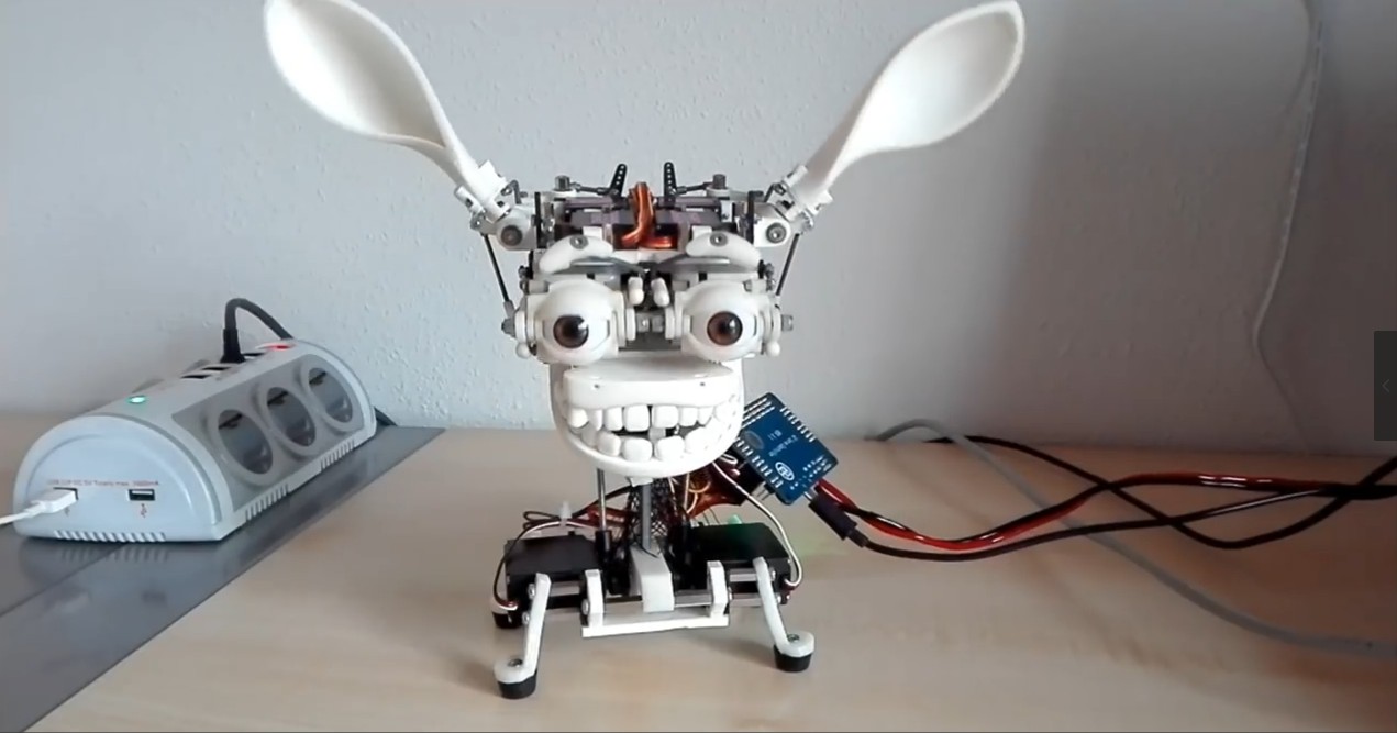 机械精妙头部结构模型