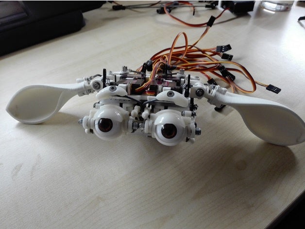 机械精妙头部结构模型