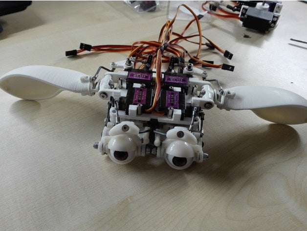 机械精妙头部结构模型