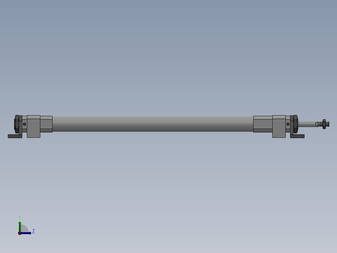 高速气缸  RHC系列(φ20～40)18款左视图