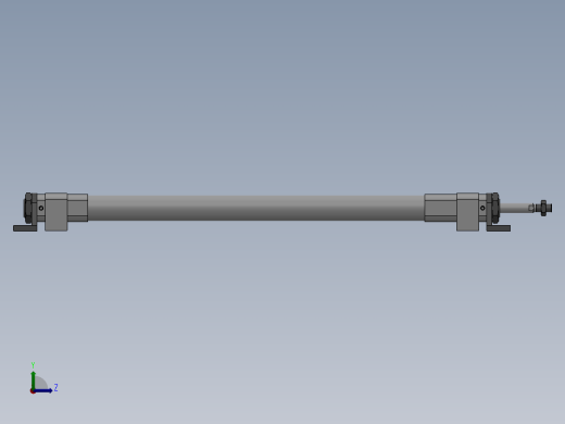 高速气缸  RHC系列(φ20～40)18款左视缩略图
