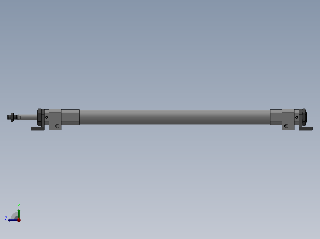 高速气缸  RHC系列(φ20～40)18款右视图