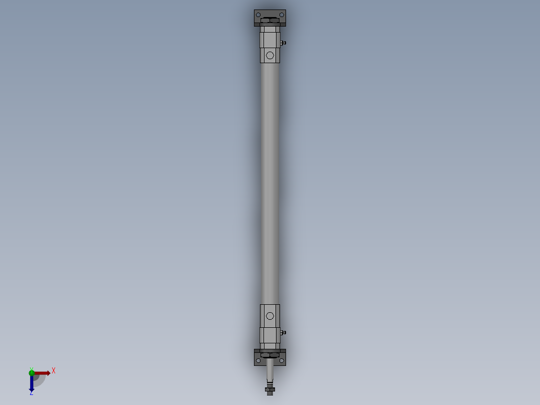 高速气缸  RHC系列(φ20～40)18款俯视图