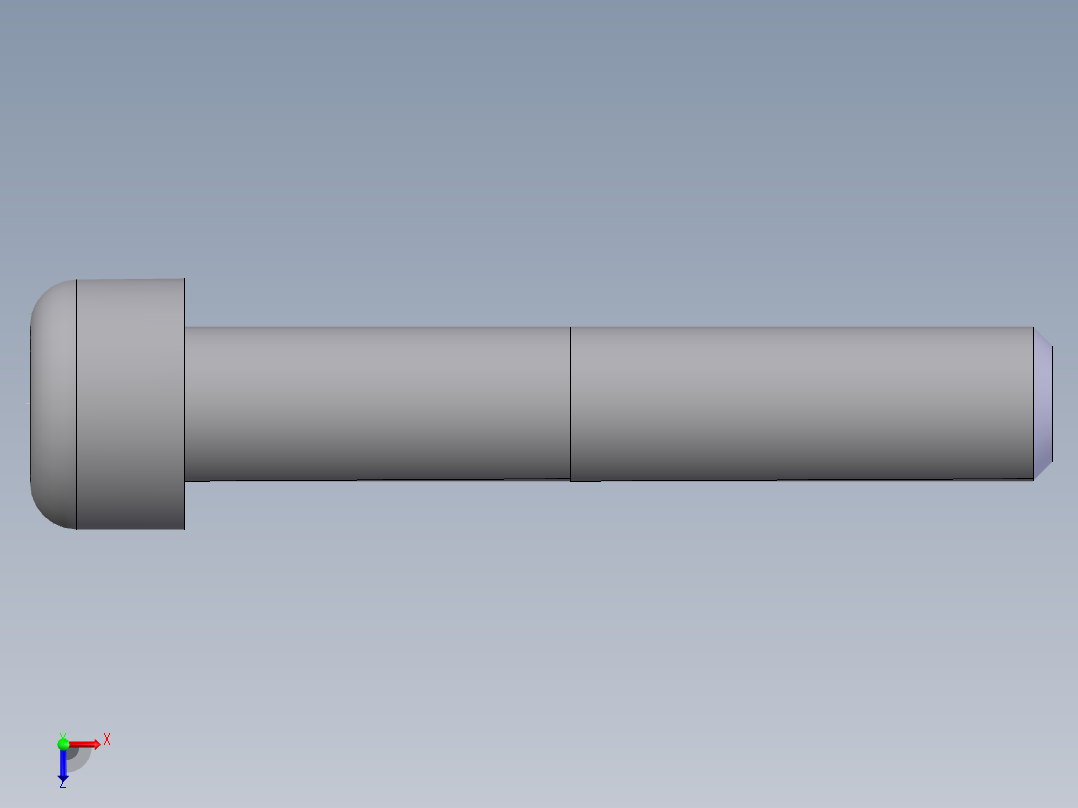 内六角圆柱头螺钉  M8×4501俯视图