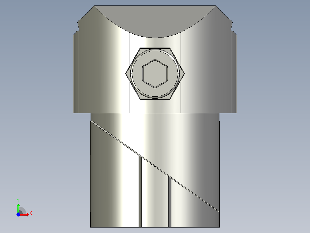 43内直接头.STEP前视图